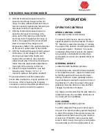 Preview for 19 page of Worldlawn WYW36FS481VH Operator'S Manual