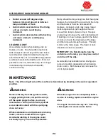 Preview for 24 page of Worldlawn WYW36FS481VH Operator'S Manual