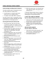 Preview for 27 page of Worldlawn WYW36FS481VH Operator'S Manual