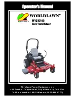 Preview for 1 page of Worldlawn WYZ 52 Operator'S Manual