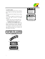 Preview for 11 page of Worldlawn WYZ 52 Operator'S Manual