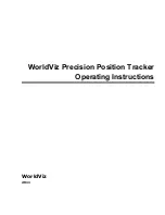 Preview for 1 page of WorldViz PPT-E Operating Instructions Manual