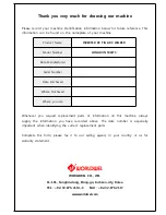 Preview for 14 page of Worldwel LONGRUN 500LT3 Operation Manual