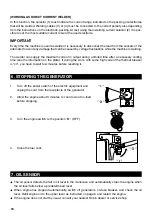 Предварительный просмотр 16 страницы WORMS Robin Subaru ARC 160 EX Instructions For Use Manual