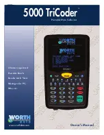 Worth Data 5000 TriCoder s Owner'S Manual preview