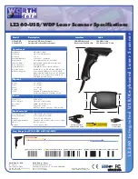 Worth Data LZ360-USB Specifications preview