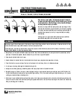 Worthington Bernzomatic TS4000 Instruction Manual preview