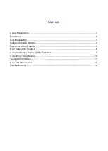 Preview for 3 page of Wortmann Terra LCD 2448W User Manual