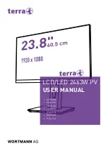 Wortmann terra LCD/LED 2463W PV User Manual предпросмотр