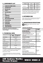 Preview for 11 page of Worx Nitro BRUSHLESS MOTOR WX031 Safety And Operating Manual Original Instructions