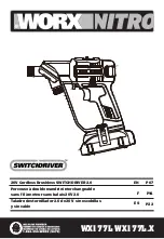 Preview for 1 page of Worx Nitro SWITCHDRIVER WX177L Manual