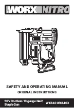 Предварительный просмотр 1 страницы Worx Nitro WX840 Safety And Operating Manual