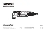 Worx Professional Sonicrafter WU676 Original Instructions Manual предпросмотр