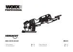 Предварительный просмотр 1 страницы Worx Professional Versacut WU420 Manual