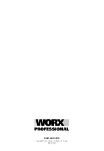 Предварительный просмотр 20 страницы Worx Professional WU189 Manual