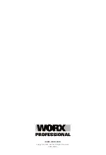 Preview for 20 page of Worx Professional WU279 Manual