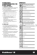 Preview for 35 page of Worx BladeRunner X2 Original Instructions Manual