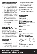 Preview for 48 page of Worx BRUSHLESS MOTOR WX813 Series Original Instructions Manual