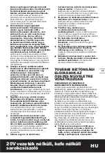 Preview for 69 page of Worx BRUSHLESS MOTOR WX813 Series Original Instructions Manual