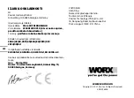 Предварительный просмотр 252 страницы Worx CHOPPER WX801.X Original Instructions Manual