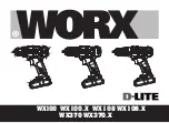 Preview for 1 page of Worx D-LITE WX100 Original Instructions Manual