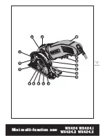 Предварительный просмотр 7 страницы Worx HandyCut WX424.2 Safety And Operating Manual