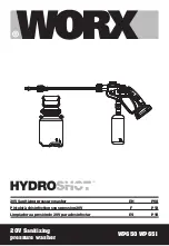 Preview for 1 page of Worx HYDROSHOT WP650 Manual