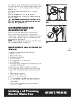 Preview for 19 page of Worx Jawsaw WG307E Safety And Operating Manual