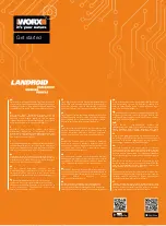 Предварительный просмотр 1 страницы Worx Landroid Get Started