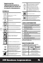 Предварительный просмотр 94 страницы Worx LeafJet WG543E Original Instructions Manual