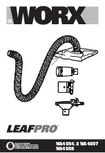 Worx LEAFPRO WA4057 Manual preview