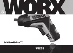 Worx LithiumDrive WU252 Manual preview