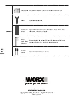 Preview for 52 page of Worx MAKER X WX739L Manual