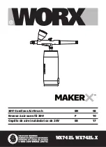 Worx MAKER X WX742L Manual preview