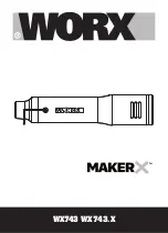 Предварительный просмотр 1 страницы Worx Maker X WX743 Original Instructions Manual