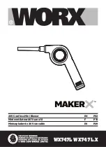 Preview for 1 page of Worx MAKER X WX747L Manual