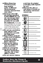 Preview for 16 page of Worx Nitro WG186E.1 Original Instruction