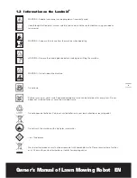 Предварительный просмотр 5 страницы Worx S Basic LANDROID Owner'S Manual