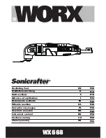 Worx sonicrafter WX668 Original Instructions Manual preview