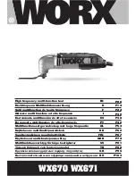 Preview for 1 page of Worx Sonicrafter WX671 User Manual