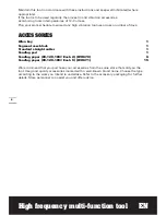 Preview for 8 page of Worx Sonicrafter WX671 User Manual