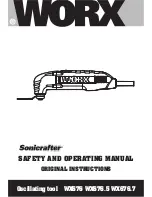 Preview for 2 page of Worx Sonicrafter WX676 Safety And Operating Manual