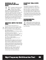 Preview for 12 page of Worx Sonicrafter WX677 Original Instructions Manual