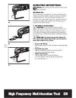 Предварительный просмотр 8 страницы Worx Sonicrafter WX677 Safety And Operating Manual