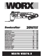 Preview for 1 page of Worx Sonicrafter WX678.9 Original Instructions Manual