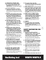 Preview for 7 page of Worx Sonicrafter WX678 Safety And Operating Manual