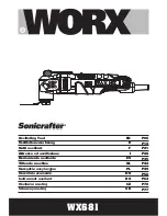 Worx Sonicrafter WX681 Manual предпросмотр