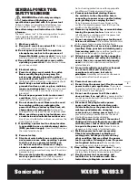 Preview for 3 page of Worx Sonicrafter WX693 Safety And Operating Manual