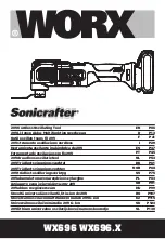 Worx Sonicrafter WX696 Original Instructions Manual preview
