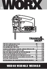 Worx Trans4mer WX540 Original Instructions Manual предпросмотр